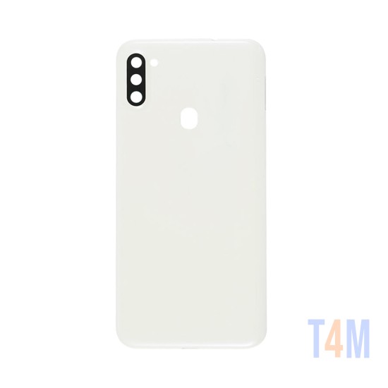 Tapa Trasera+Lente de Cámara Samsung Galaxy A11/A115 Blanco